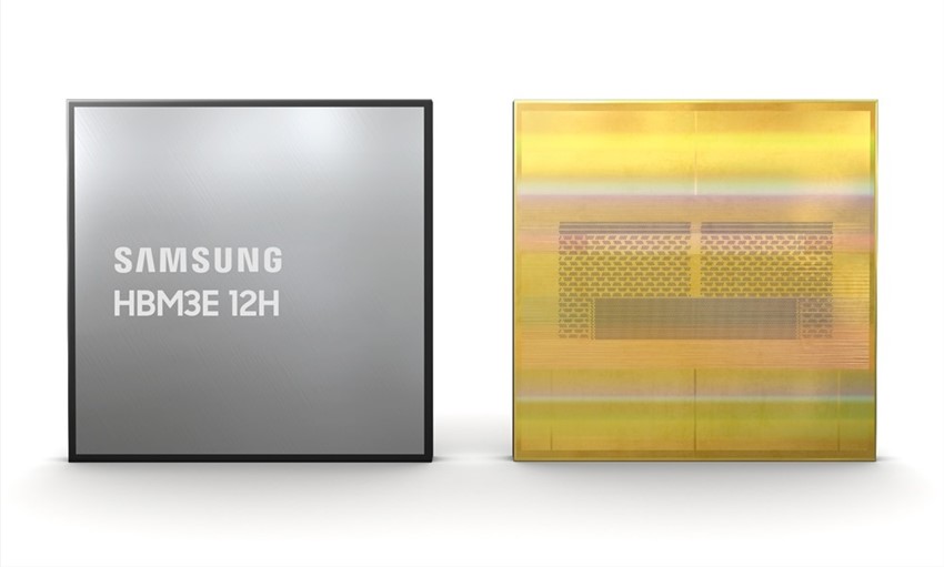 36GバイトDRAM「HBM3E 12H」　出所：Samsung